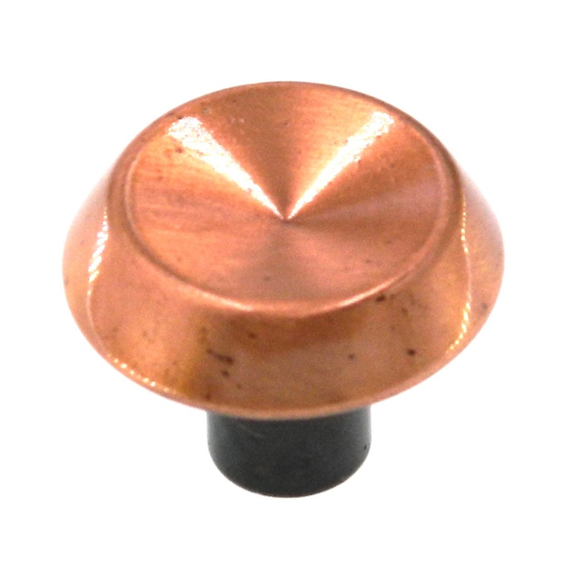 Vintage Amerock Catalina Satin Copper 1 Round Cabinet Knob A524-41