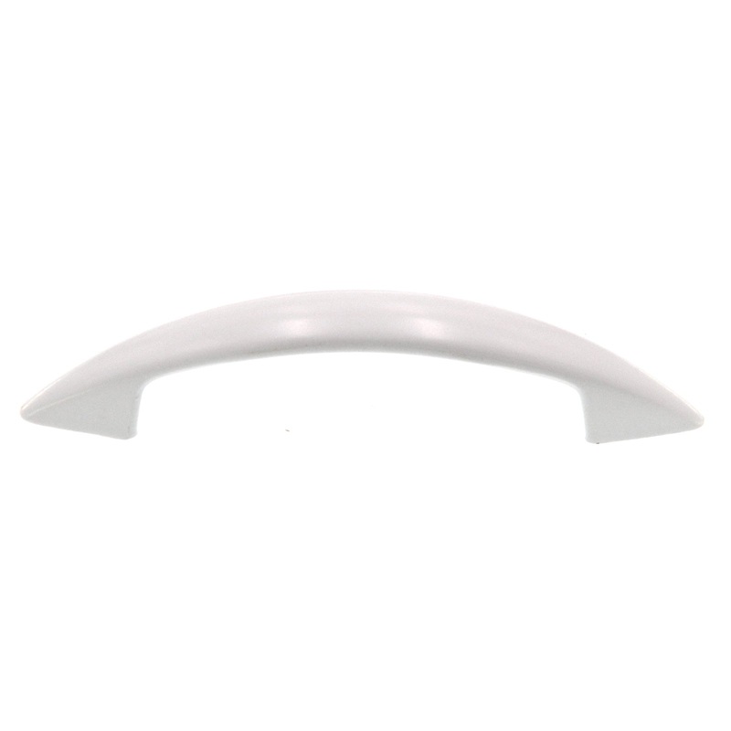 Vintage Amerock Ceramoid Ceramoid White 3 Ctr. Cabinet Arch Pull A421-C2
