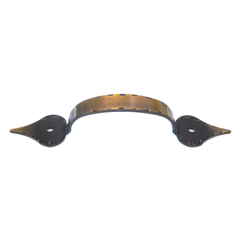 Vintage Amerock Colonial Antique Brass 3 1/4 Ctr. Cabinet Arch Pull 410ABS
