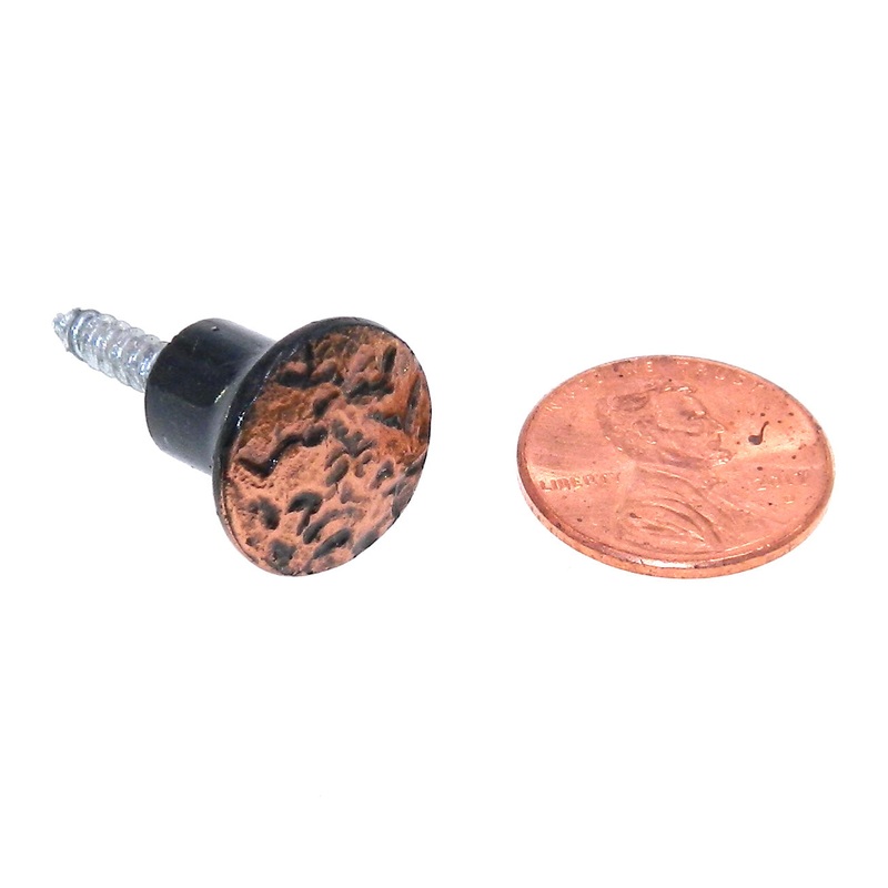 Vintage Amerock Colonial Antique Copper 5/8 Round Cabinet Knob A506-AC