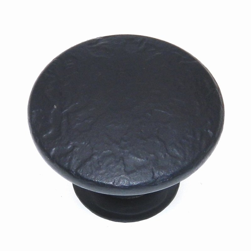 Vintage Amerock Colonial Colonial Black 1 1/4 Round Cabinet Knob E508-CB