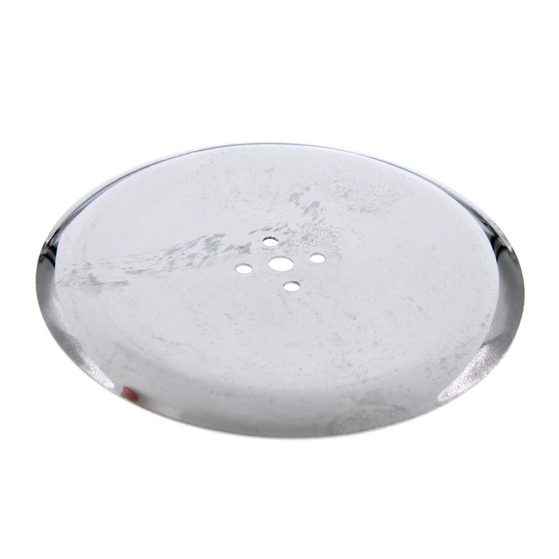 Vintage Amerock Concave Polished Chromium 3 3/8 Cabinet Knob Backplate EO502-26