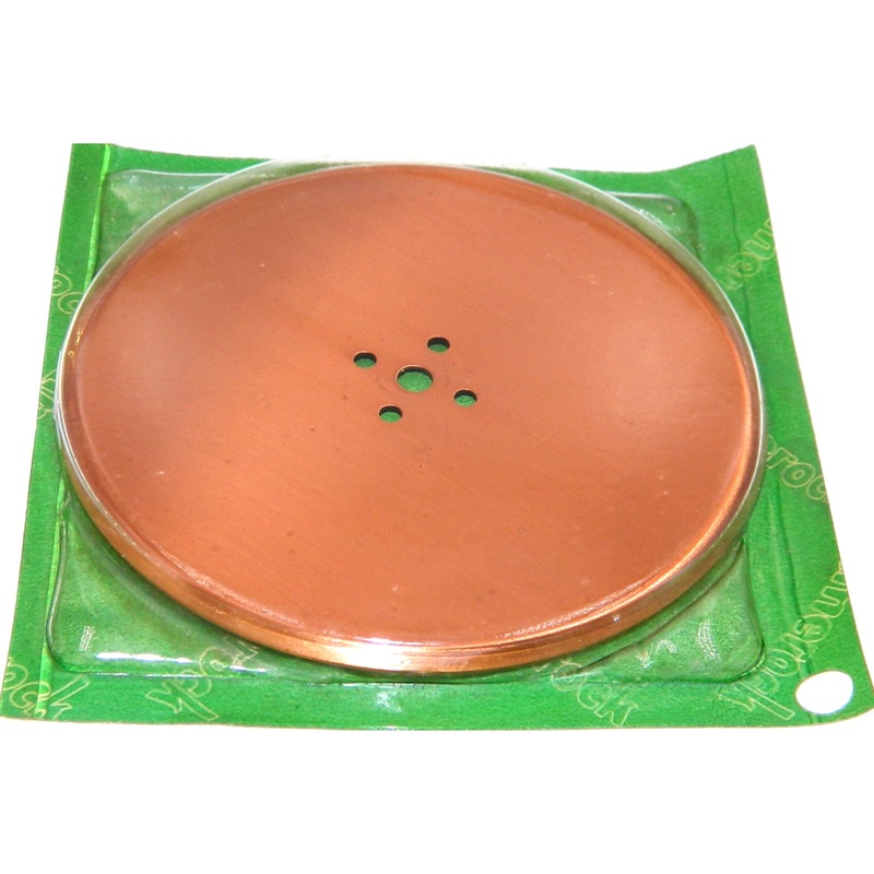 Vintage Amerock Contemporary Satin Copper 3 3/8 Cabinet Knob Backplate A505-41