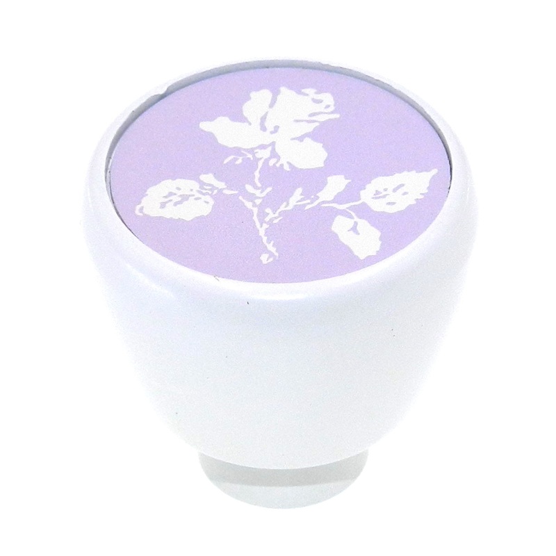 Vintage Amerock Fashionette Misty Rose 1 1/4 Round Cabinet Knob A650-MR