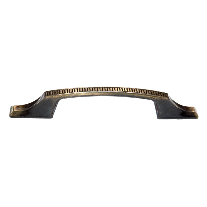 Vintage Amerock Furniture Trim Antique English 3 Ctr Cabinet Arch Pull BP446-AE