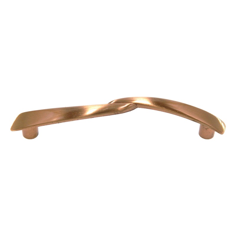 Vintage Amerock Modern Dull Bronze 3 1/2 Ctr. Cabinet Arch Pull BP444-10