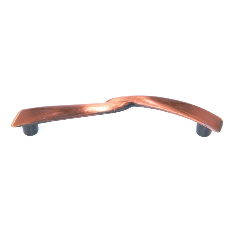 Vintage Amerock Modern Satin Copper 3 1/2 Ctr. Cabinet Arch Pull BP444-41