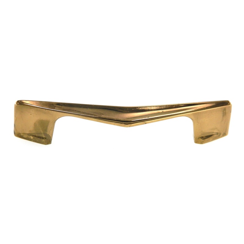 Vintage Amerock Pulls Bright Brass 2 3/4 Ctr. Cabinet Arch Pull BE449-3