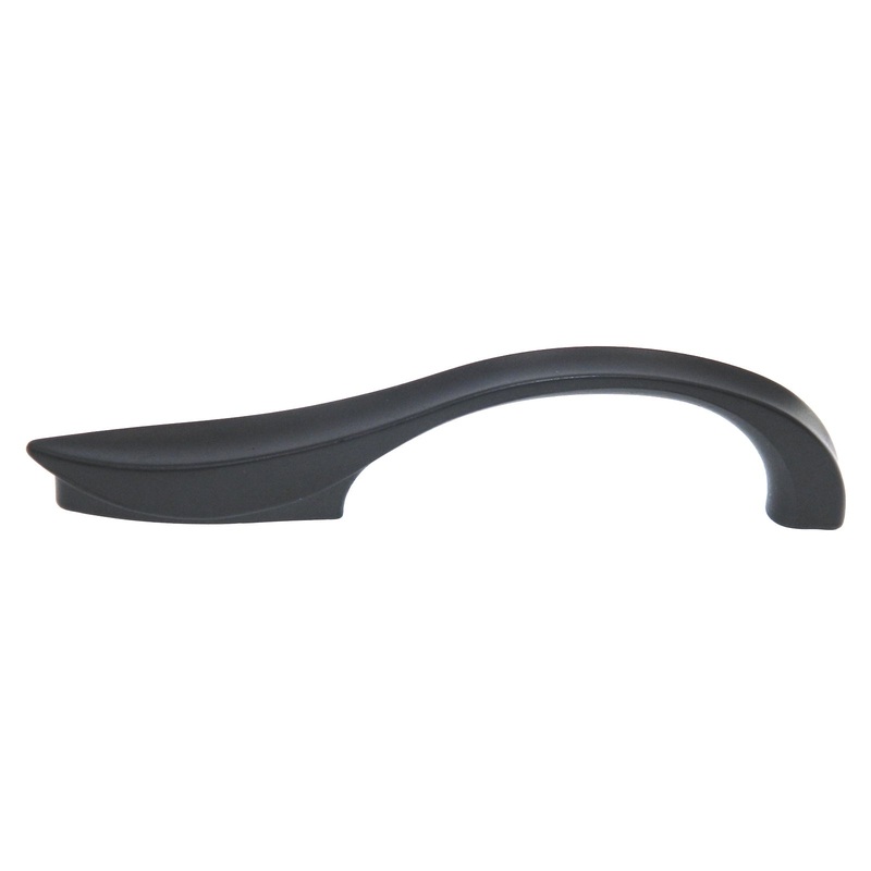 Vintage Amerock Pulls Ebony Black 2 3/4 Ctr. Cabinet Arch Pull A442-18A