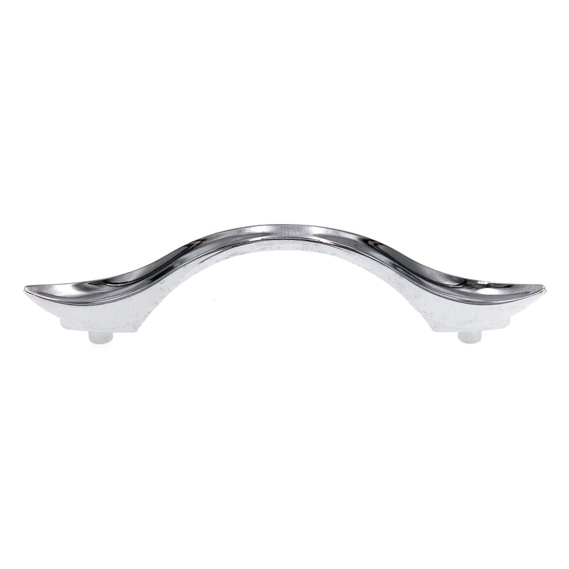 Vintage Amerock Pulls Polished Chromium 3 1/2 Ctr. Cabinet Arch Pull A432-26