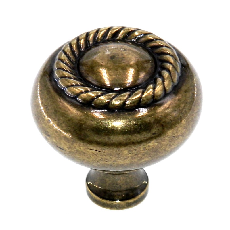 Amerock Allison Burnished Brass 1 1/4 Round Cabinet Knob Pull BP53471-BB
