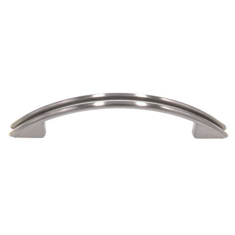 Amerock Allison Satin Nickel 3 3/4 (96mm) Ctr. Cabinet Handle BP52997-G10