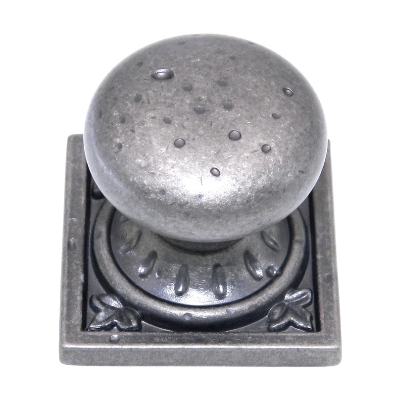 Amerock Ambrosia Weathered Nickel 1 1/2 Round Cabinet Knob Pull BP4484-WN