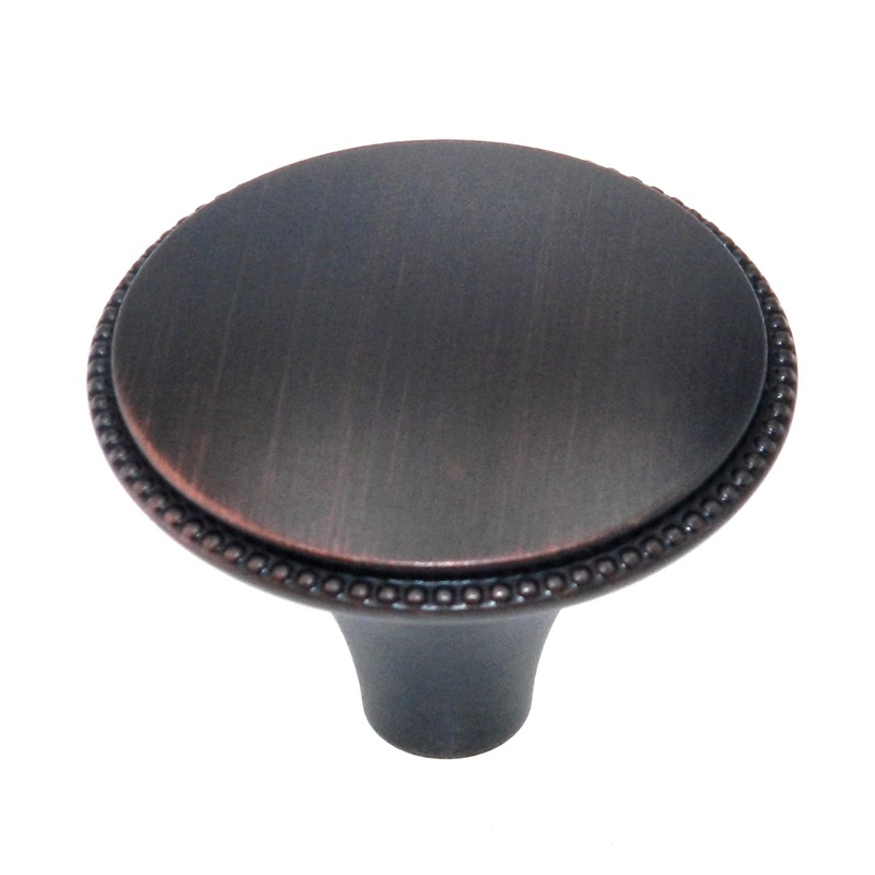 Amerock Atherly Oil-Rubbed Bronze 1 9/16 Round Cabinet Knob Pull BP29305-ORB