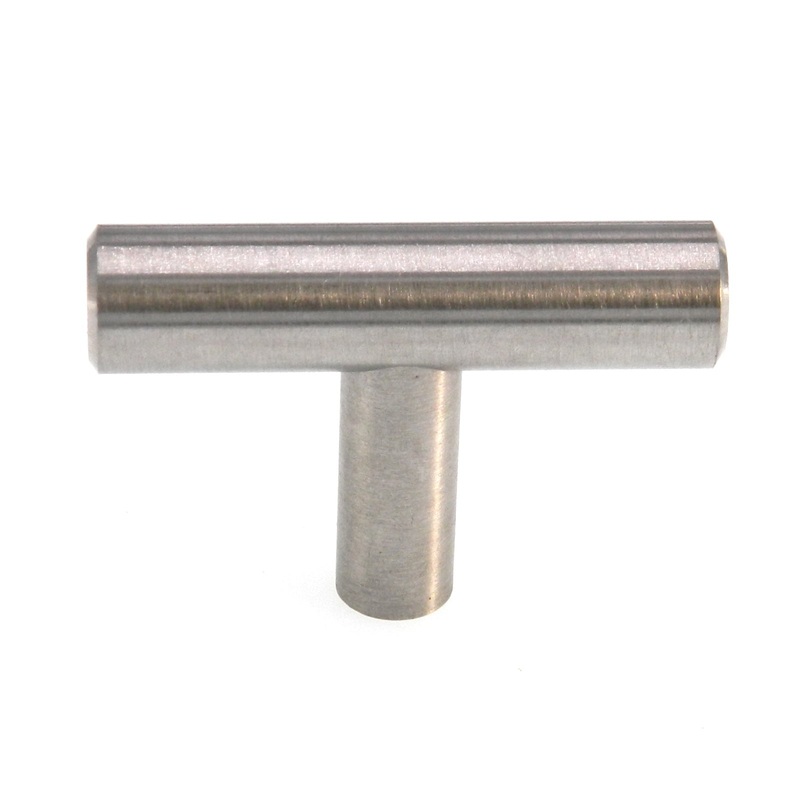 Amerock Bar Pulls Stainless Steel 2 T-Bar Cabinet Knob BP19009-SS