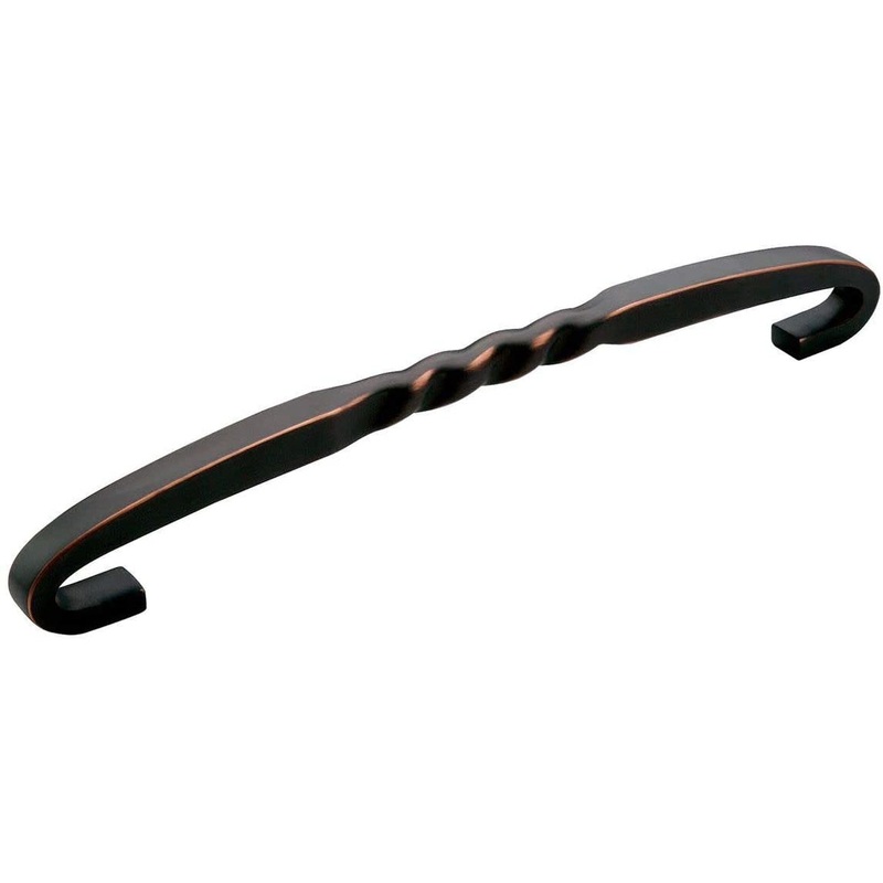 Amerock Inspirations Oil Rubbed Bronze 12 Ctr. Cabinet Handle BP1787-ORB