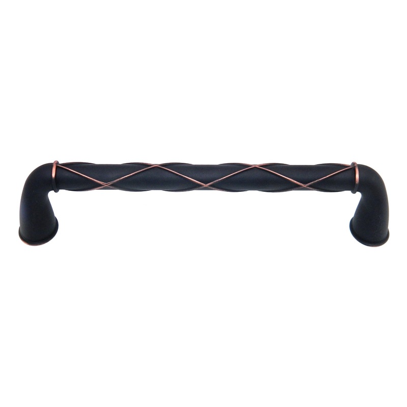 Amerock Lattice Dark Oiled Bronze 6 1/4 (160mm) Ctr. Cabinet Handle BP55423-DOB