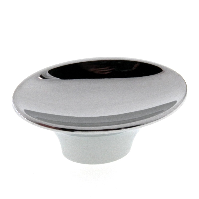 Amerock Manor Polished Chrome 1 15/16 Oval Cabinet Knob Pull BP26129-26