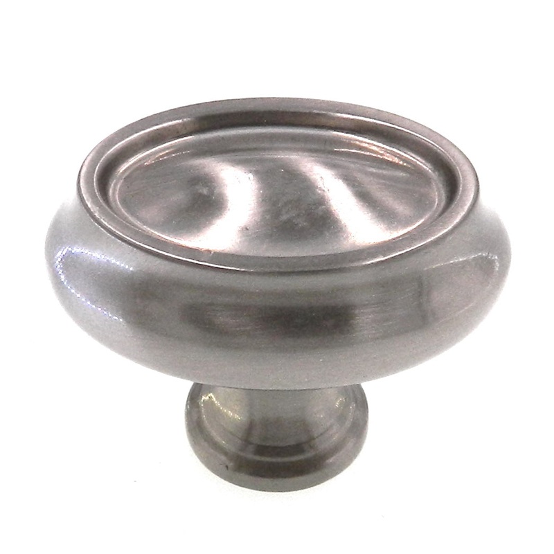 Amerock Manor Satin Nickel 2 Oval Cabinet Knob Pull BP26127-2-G10
