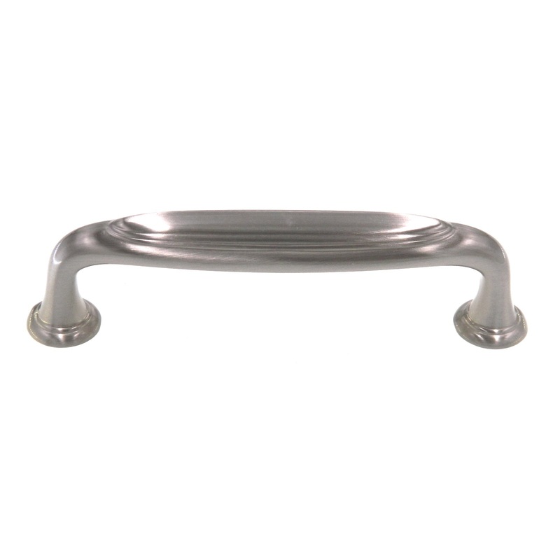 Amerock Mulholland Satin Nickel 3 3/4 (96mm) Ctr. Cabinet Handle BP53034-G10