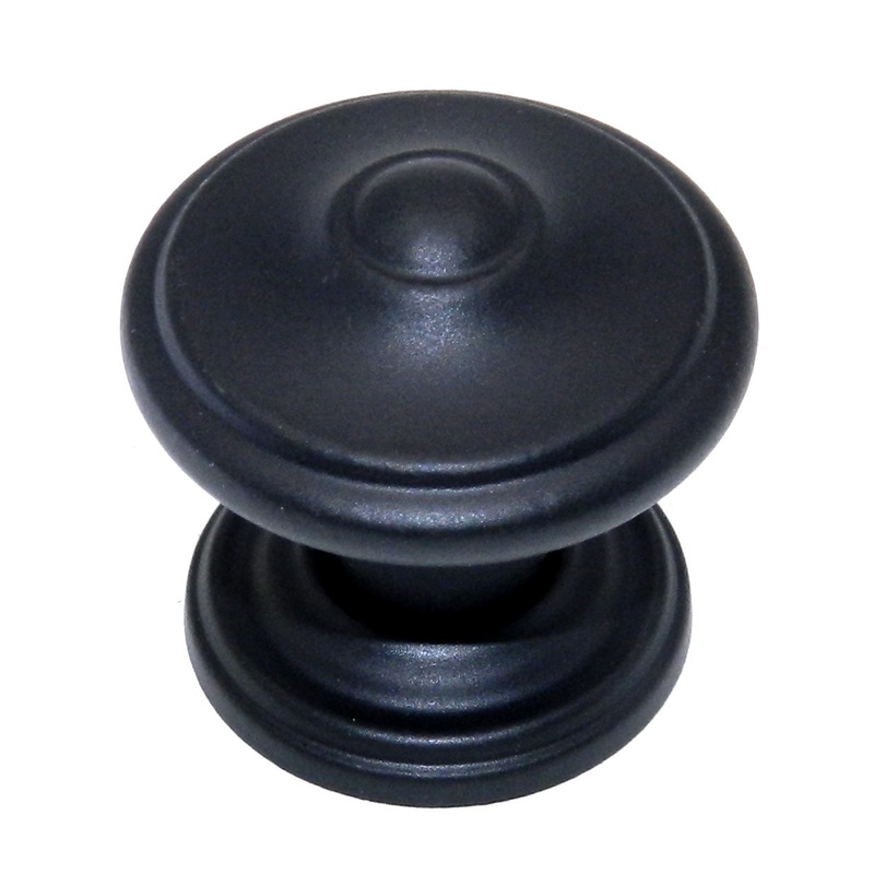 Amerock Revitalize Black Bronze 1 1/4 Round Cabinet Knob Pull BP55341-BBR