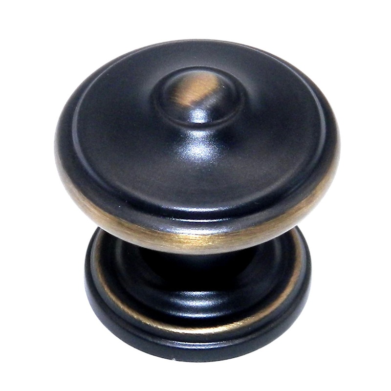 Amerock Revitalize Venetian Bronze 1 1/4 Round Cabinet Knob Pull BP55341-VB