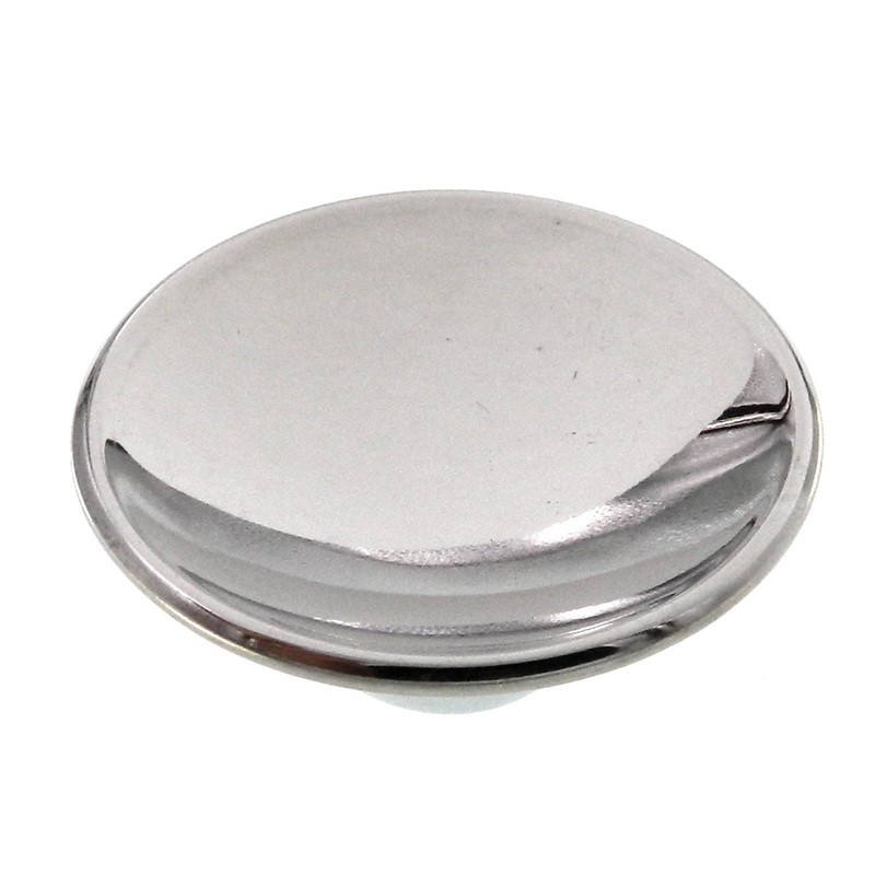 Vintage Amerock Concave Polished Chromium 2 Round Cabinet Knob A595-26