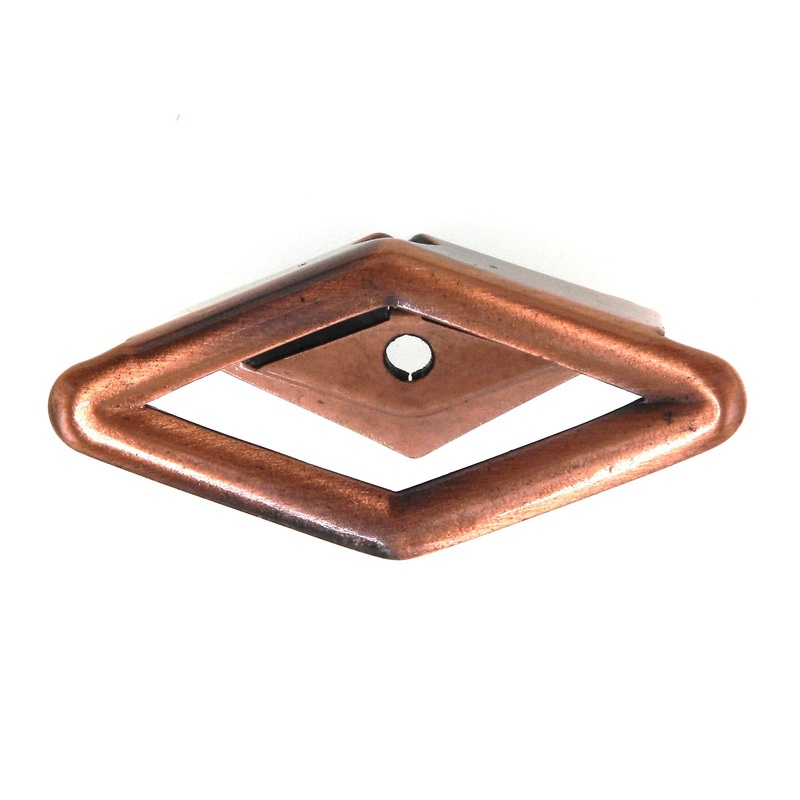 Vintage Amerock Contemporary Satin Copper 2 5/8 Novelty Cabinet Knob A746E