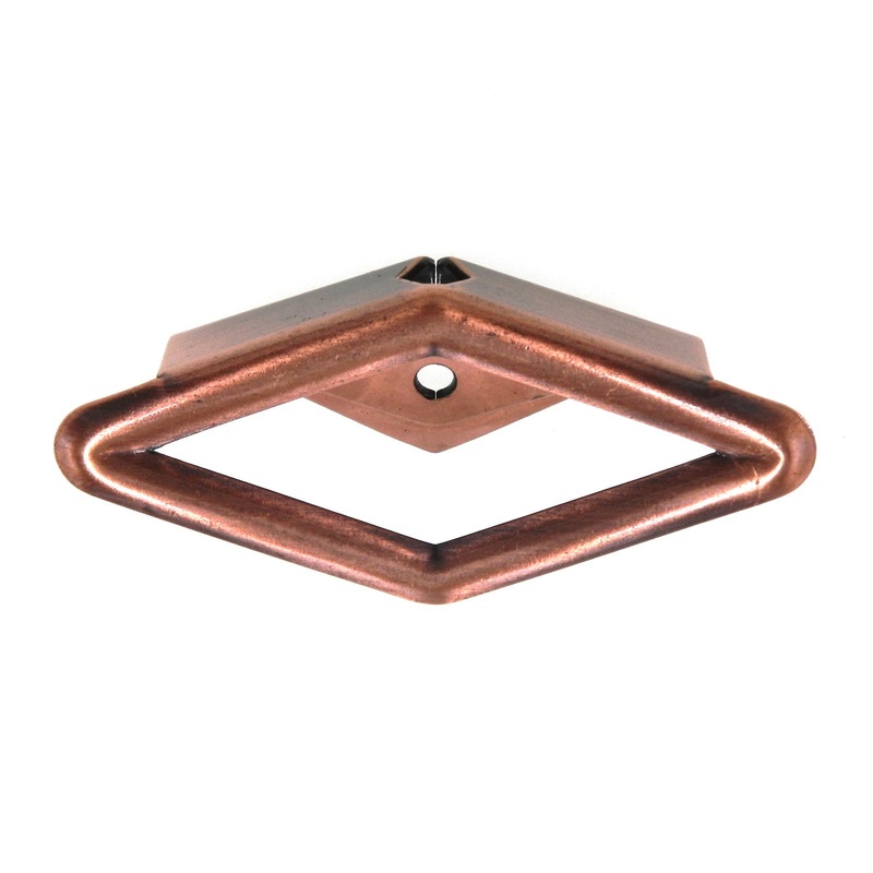 Vintage Amerock Contemporary Satin Copper 3 1/4 Novelty Cabinet Knob A747E