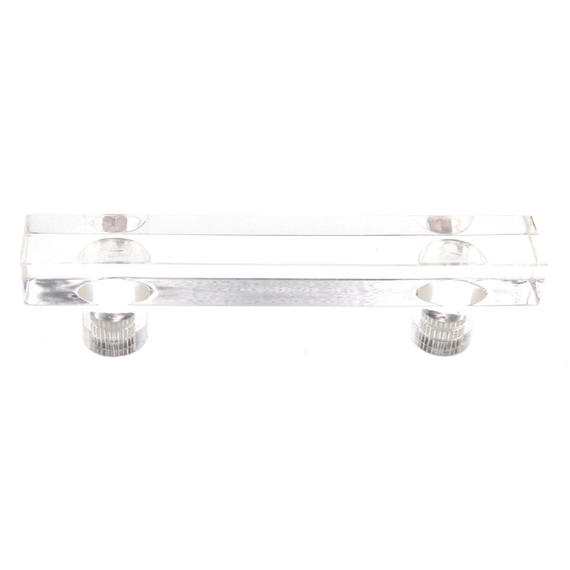 Vintage Amerock Designer Series Clear 3 Ctr Cabinet Handle Bar Pull BP752-CL