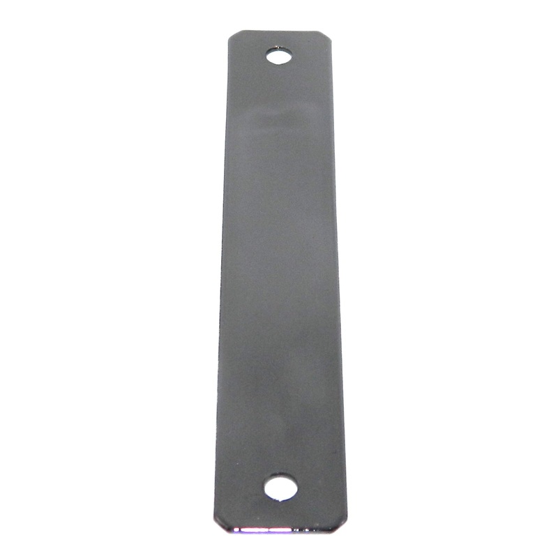 Vintage Amerock Forges Black 3 3/4 (96mm) Ctr. Handle Backplate A764-PLB-LB