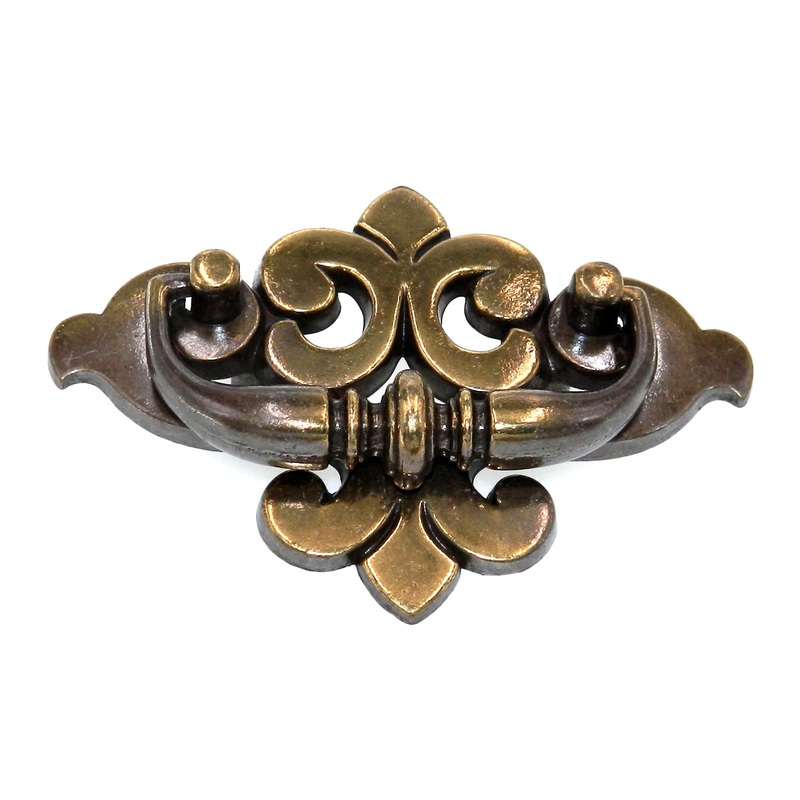Vintage Amerock Furniture Trim Antique English 1 3/4 Ctr. Cabinet Pull BP767-AE