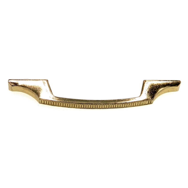 Vintage Amerock Patrician Bright Brass 3 Ctr. Cabinet Arch Pull BP446-3
