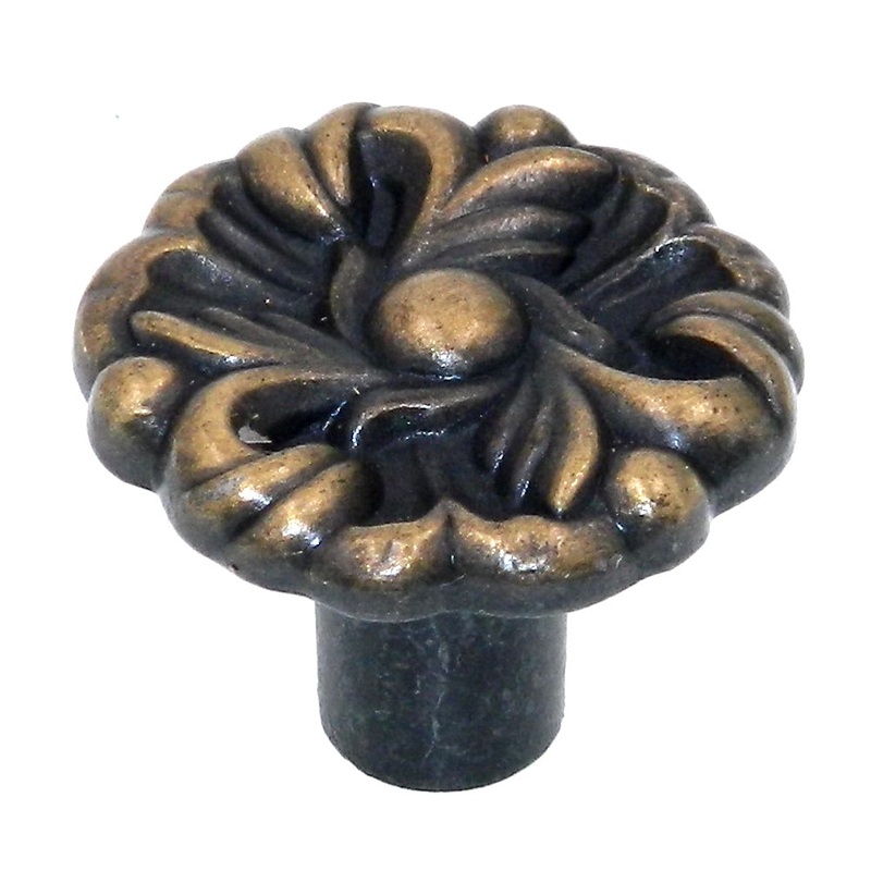 Vintage Amerock Provincial Antique English 1 Round Cabinet Knob BP592-AE