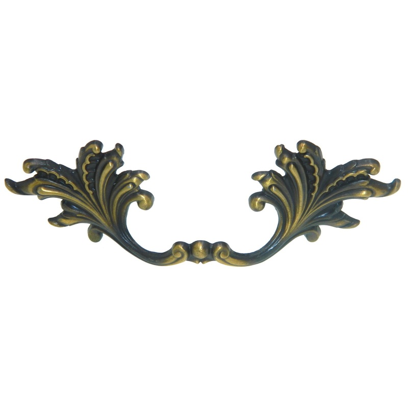 Vintage Amerock Provincial Antique English 3cc Drawer Handle Drop Pull A453-AE