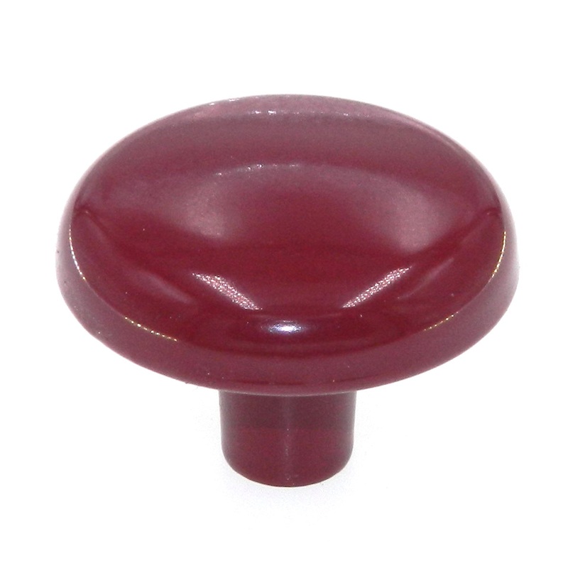 Vintage Amerock Shenandoah Cranberry 1 1/4 Round Cabinet Knob BP710-CRB