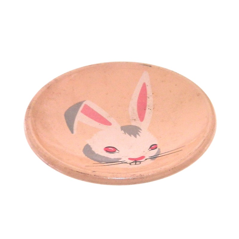 Vintage Amerock Storybook Peter Rabbit Pink 2 1/2 Round Cabinet Knob A601