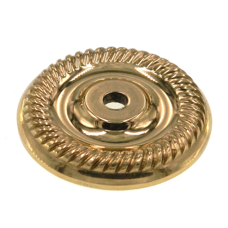 Amerock 1 5/8 Diameter Solid Brass Cabinet Knob Backplate BP1437-3