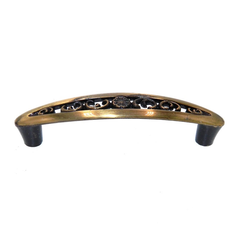 Amerock Allison Antique Brass 3 Ctr. Bar Pull Cabinet Handle 891ABS