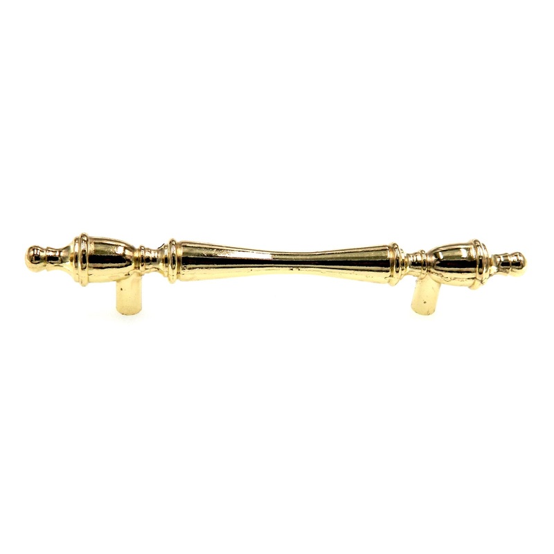 Amerock Allison Polished Brass 3 Ctr. Bar Pull Cabinet Handle 990PB