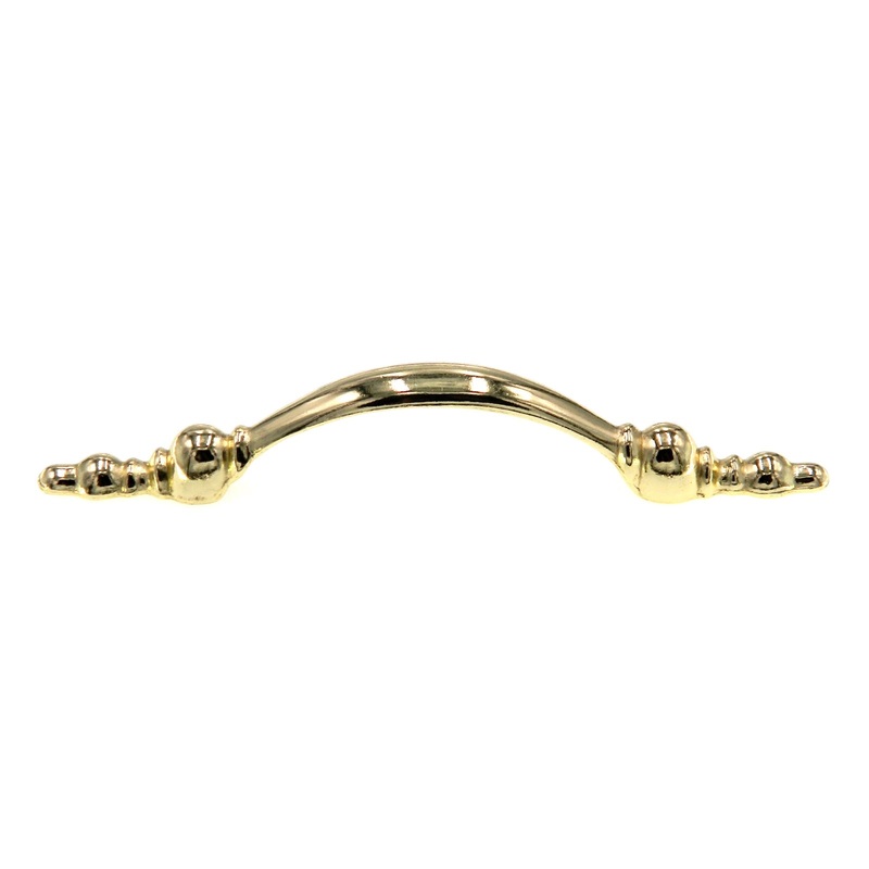 Amerock Allison Polished Brass 3 Ctr. Cabinet Handle Arch Pull BP1930-PB