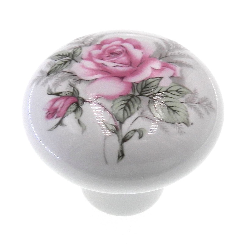 Amerock Allison White 1 5/8 Round Cabinet Knob 14207WHT