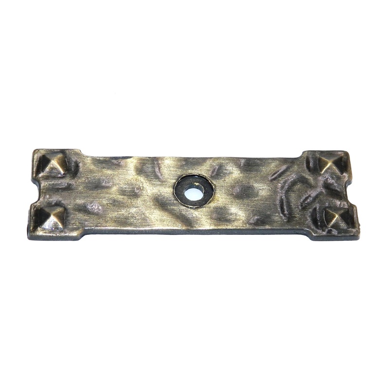 Amerock Antique English 3 1/8 Rectangle Cabinet Knob Backplate BP76362-AE
