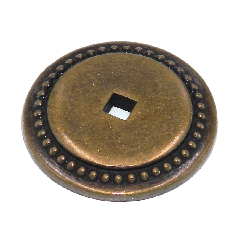 Amerock Burnished Brass 1 Round Cabinet Knob Backplate BP30388-BB