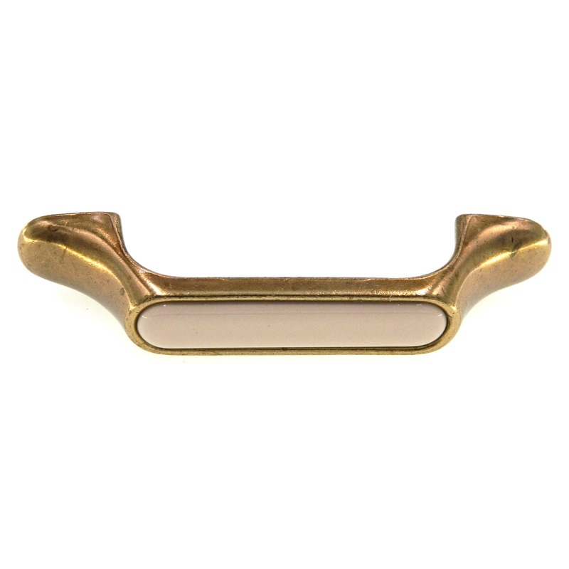 Amerock Burnished Brass 3 Ctr. Arch Pull Cabinet Handle BP983-AM