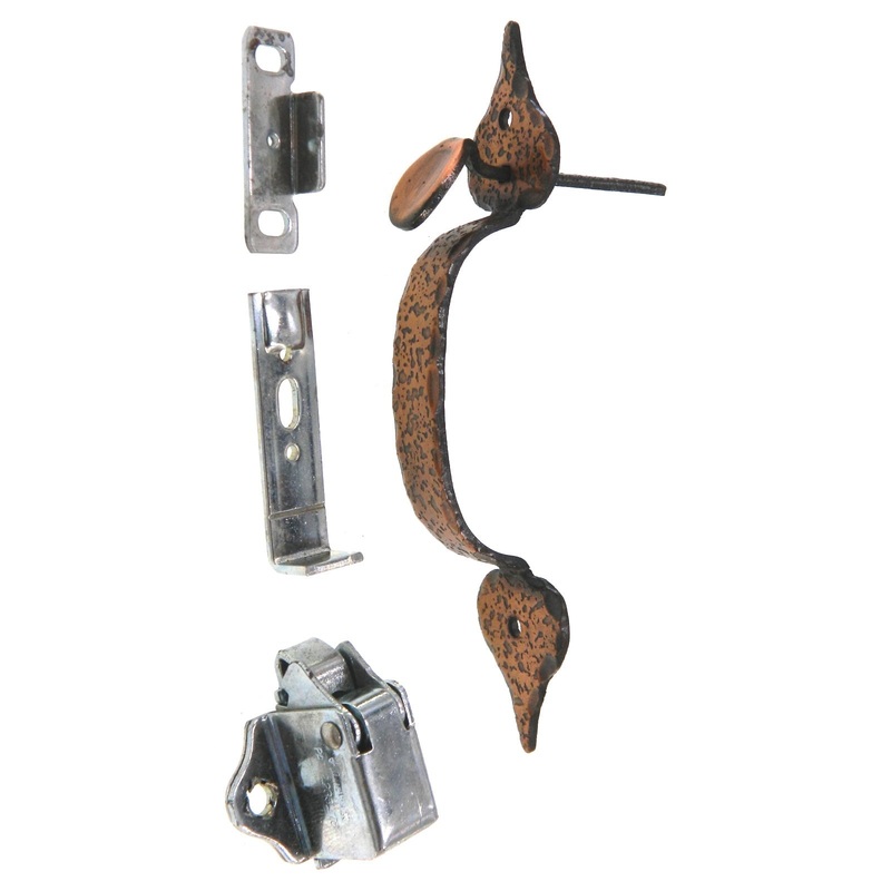 Amerock Colonial Arch Pull Push Button Cabinet Catch 3 1/2 Ctr Holes E9485-AC