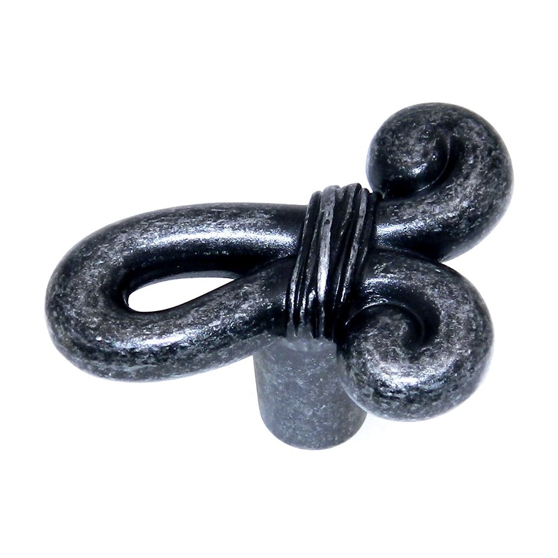 Amerock Cyprus Wrought Iron Dark 1 5/8 Novelty Cabinet Knob BP19250-WID