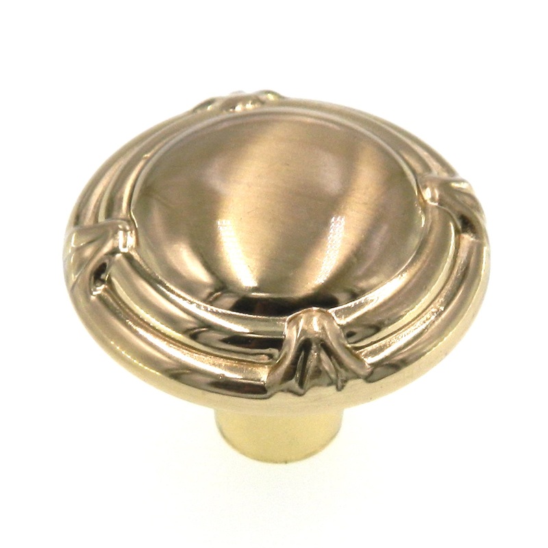 Amerock Design Details 1 3/8 Brushed Brass Cabinet Knob Pull BP1821-O74