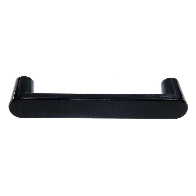 Amerock Elan Black 3 3/4 (96mm) Ctr. Bar Pull Cabinet Handle BP8697-PBK
