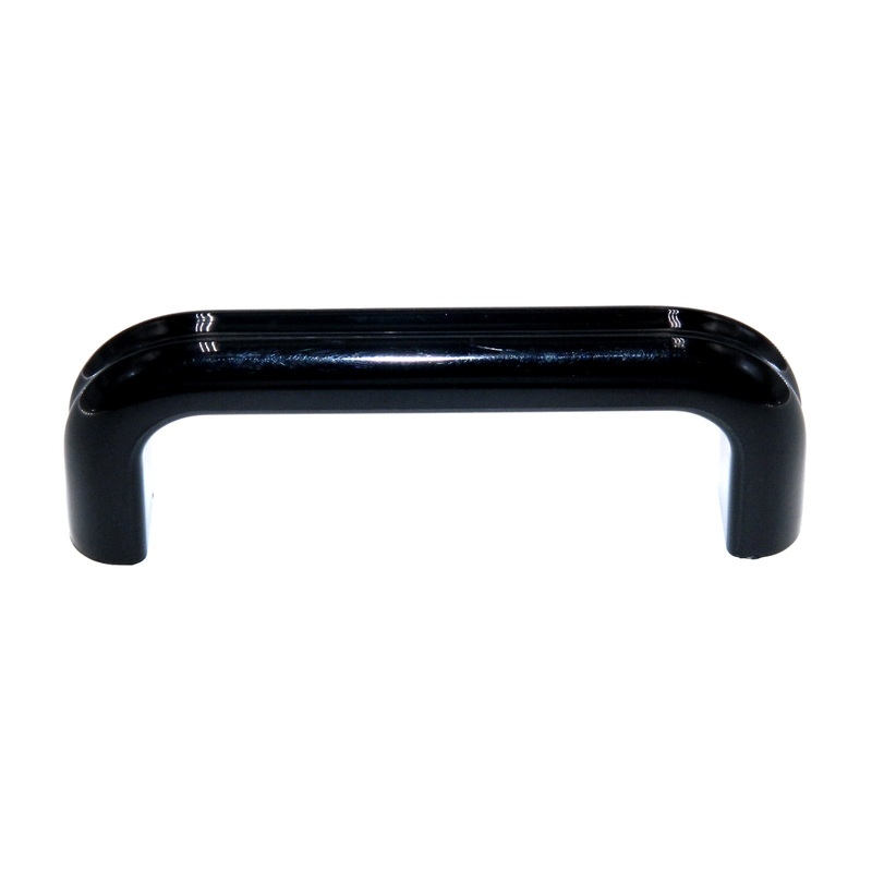 Amerock Elan Black 3 Ctr. Arch Pull Cabinet Handle BP8681-PBK